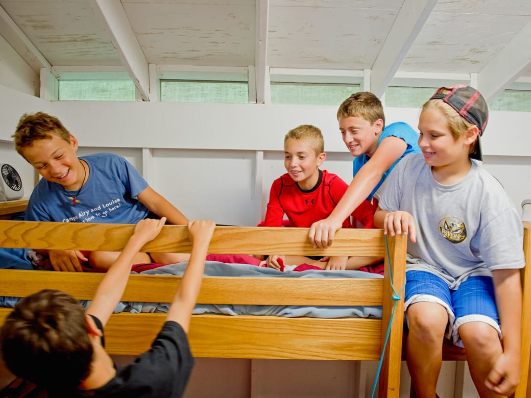 Airy boys in bunk