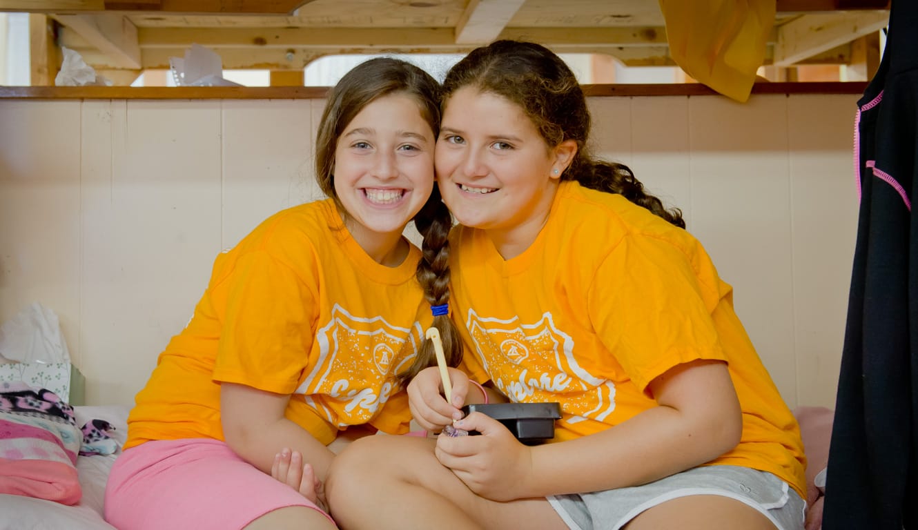 Airy campers in bunk