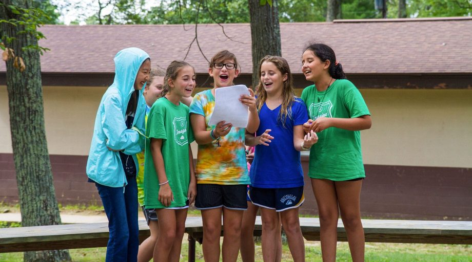 Louise campers singing