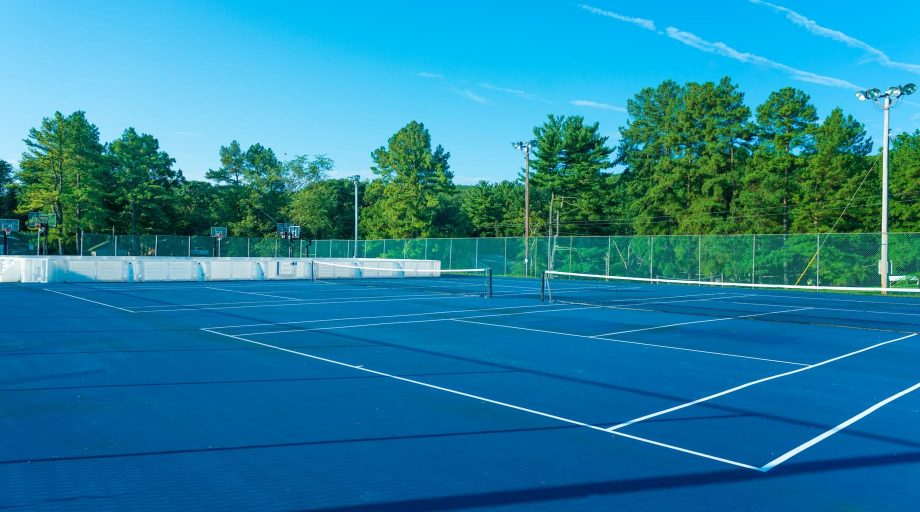 Airy tennis courts